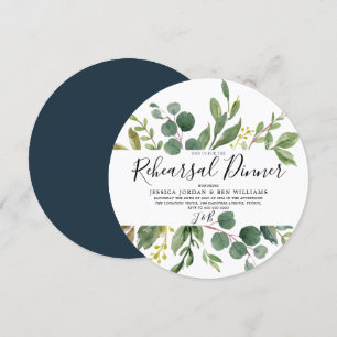 Invitation Dîner de répétition de printemps de la feuille ver
