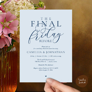 Invitation Dîner de répétition de romance « Le dernier vendre