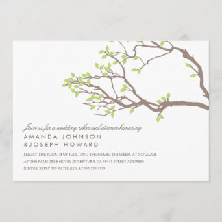 Invitation Dîner de répétition des Branches béantes