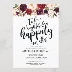 Invitation Dîner de répétition des Mariages de Bourgogne Invi
