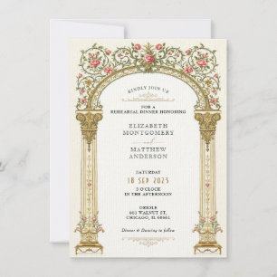 Invitation Dîner de répétition d'or de l'Ordre victorien