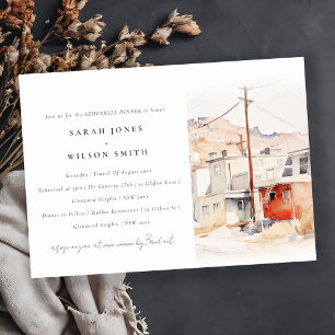 Invitation Dîner de répétition El Paso Texas City