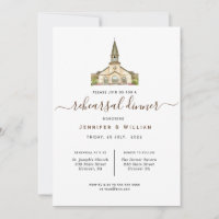 Dîner de répétition Mariage de la chapelle aquarel