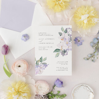 Invitation Dîner de répétition moderne et élégant avec orchid