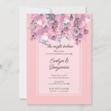 Dîner de répétition Rose Floral Dusty