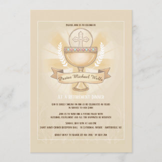 Invitation Dîner de retraite de la Coupe révérée