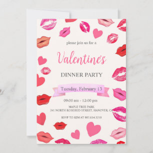 Invitation Dîner de Saint Valentin