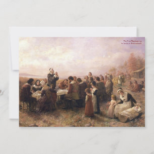 Invitation Dîner de Thanksgiving