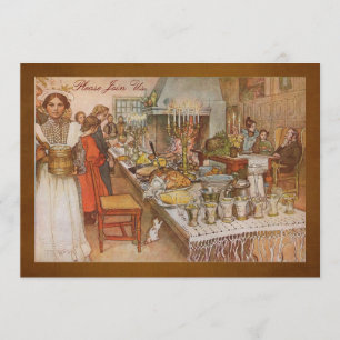 Invitation Dîner de vacances avec Carl Larsson