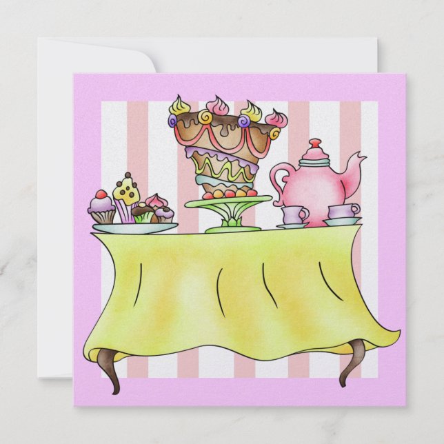 Invitation Dîner / Déjeuner / Thé - SRF (Devant)