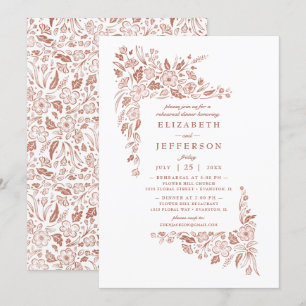 Invitation Dîner d'invitation à la répétition du cadre de vol