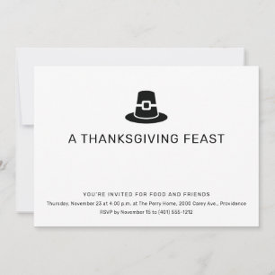 Invitation Dîner Thanksgiving