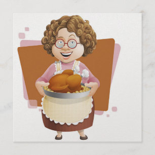 Invitation Dîner turc / Thanksgiving / Noël