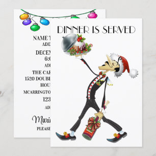 Invitation Dîner unique / Rassemblement série de serveurs