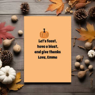 Invitation Dîner Whimsgiving