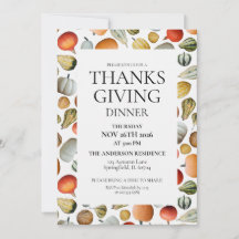 Dîners de Thanksgiving avec des citrouilles et des