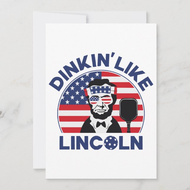 Invitation Dinkin comme Lincoln (Devant)