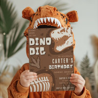 Dino Dig Dinosaur Excavation Anniversaire