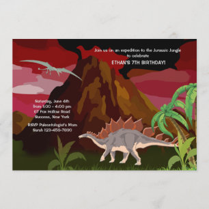 Invitation Dinosaur