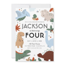 Dinosaur moderne fête d'anniversaire