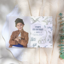 Dinosaur Photo fête d'anniversaire