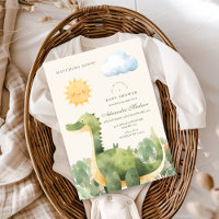 Dinosaure Hatching Bientôt Baby shower