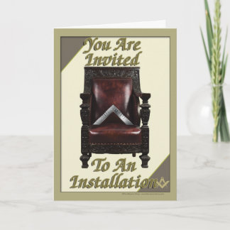 Invitation d'installation