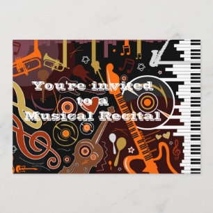 Invitation d'instruments de musique