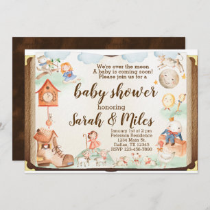 Invitation d'invitation de baby shower d'oie de