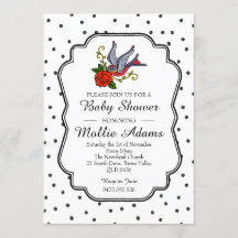 Invitation d'Invitations Baby showers à Bird Rocka