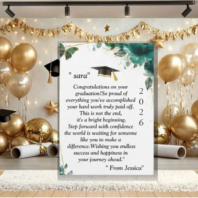 Invitation  Diplômé - Conception universelle pour tous les âg (Créateur téléchargé)