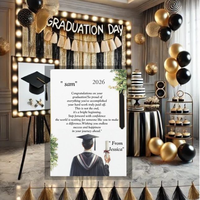 Invitation Diplômé - Conception universelle pour tous les âge (Créateur téléchargé)