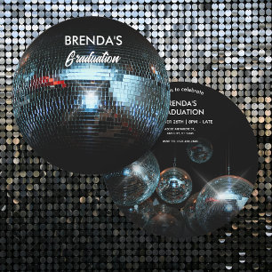 Invitation Diplôme de balle disco
