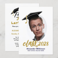 Diplôme de Casquette minimaliste de script amusant