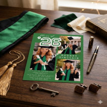 Diplômé de la promotion verte moderne 2026 3-Photo