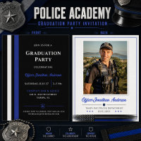Diplômé de l'Académie de Police Ligne Bleue Mince