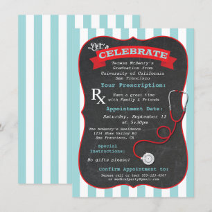 Invitation Diplôme de l'école d'infirmières médicale