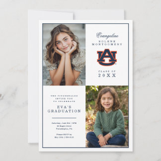 Invitation Diplômé de l'Université d'Auburn