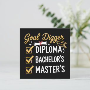 Invitation Diplômé de Master Objectif atteint Classe 