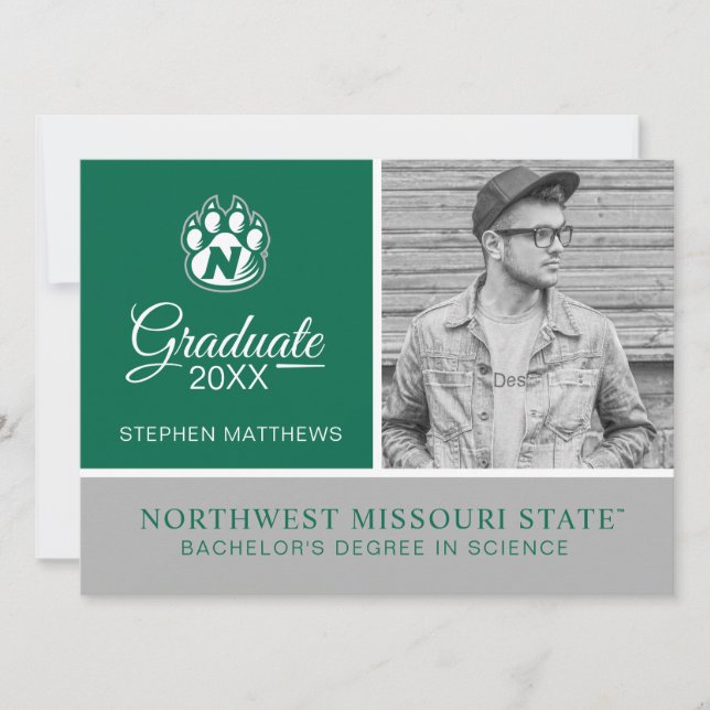 Invitation Diplômé de NW Missouri State (Devant)