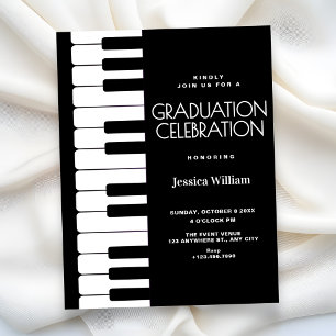 Invitation Diplôme de piano 