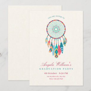 Invitation Diplôme Dreamcatcher
