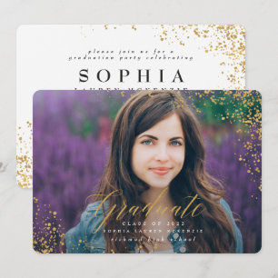 INVITATION DIPLÔMÉ ÉLÉGANT ET MODERNE