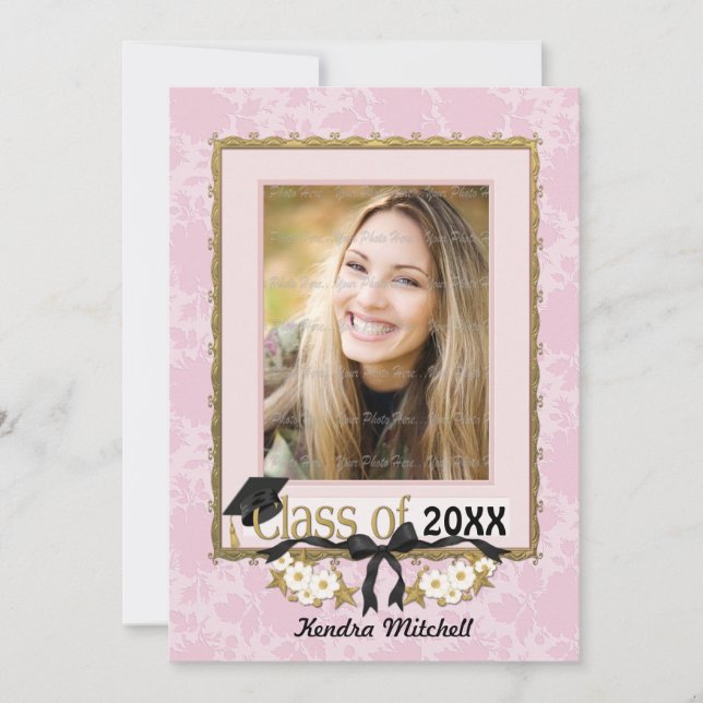 Invitation Diplômé en classe - Personnaliser (Devant)