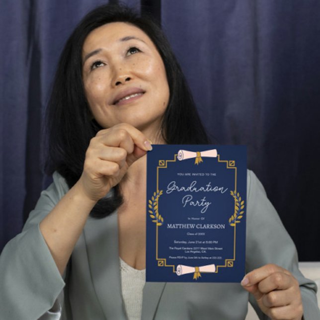 Invitation Diplôme et lauréat de l'invitation de diplôme (Créateur téléchargé)