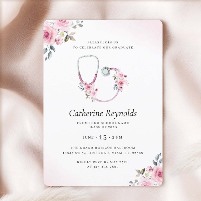 Invitation Diplôme Médicale (Créateur téléchargé)