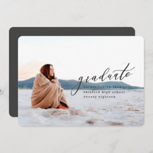 INVITATION DIPLÔME MINIMAL