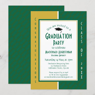 Invitation DIPLÔMÉ Professionnel de l'or vert