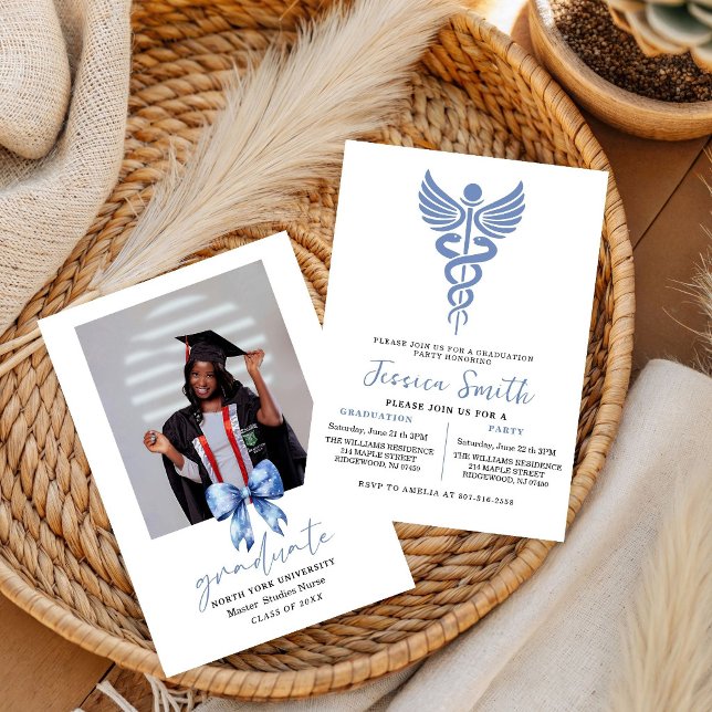 Invitation Diplômée de l'université de soins infirmiers 2026 (Créateur téléchargé)