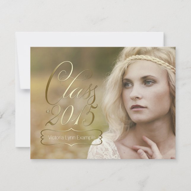 Invitation Diplômés de la promotion 2015 de la classe d'or (Devant)